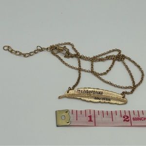 Harry Potter Wingardium Leviosa gold necklace